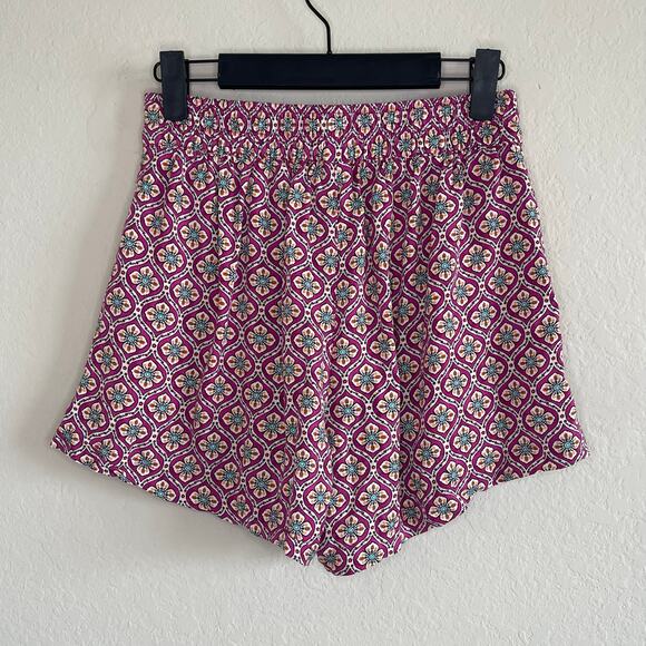 Old Navy High - Rise Playa Purple Geometric Patterned Shorts - Size XS - Picture 5 of 7
